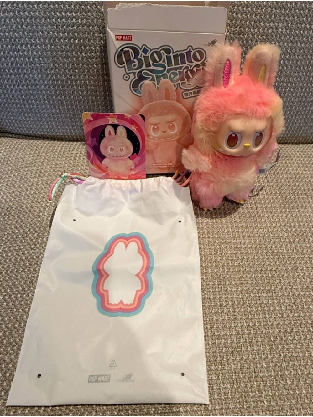 New in opened box Labubu Loyalty US Seller,Card & drawstring bag